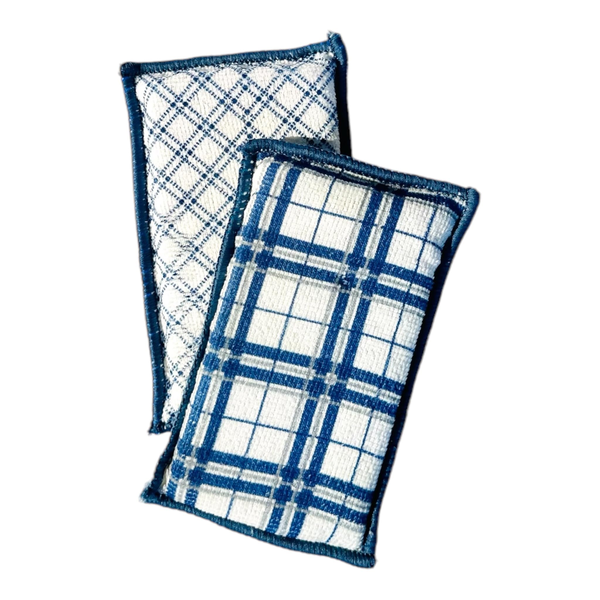 Bright Box Microfiber Estate Blue Sponges, 2ct