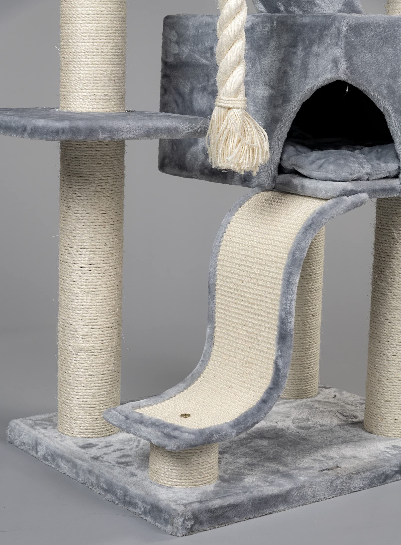 Buy RHRQuality Cat tree for large cats Kilimandjaro de Luxe Light Grey