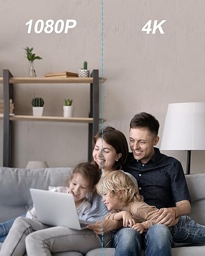 Miniatura 8 de Swann Sistema de cámara de seguridad 4K HD, DVR de 8 canales con 2 TB, 4 cámaras bala de 8 MP con cable para interiores y exteriores, vigilancia