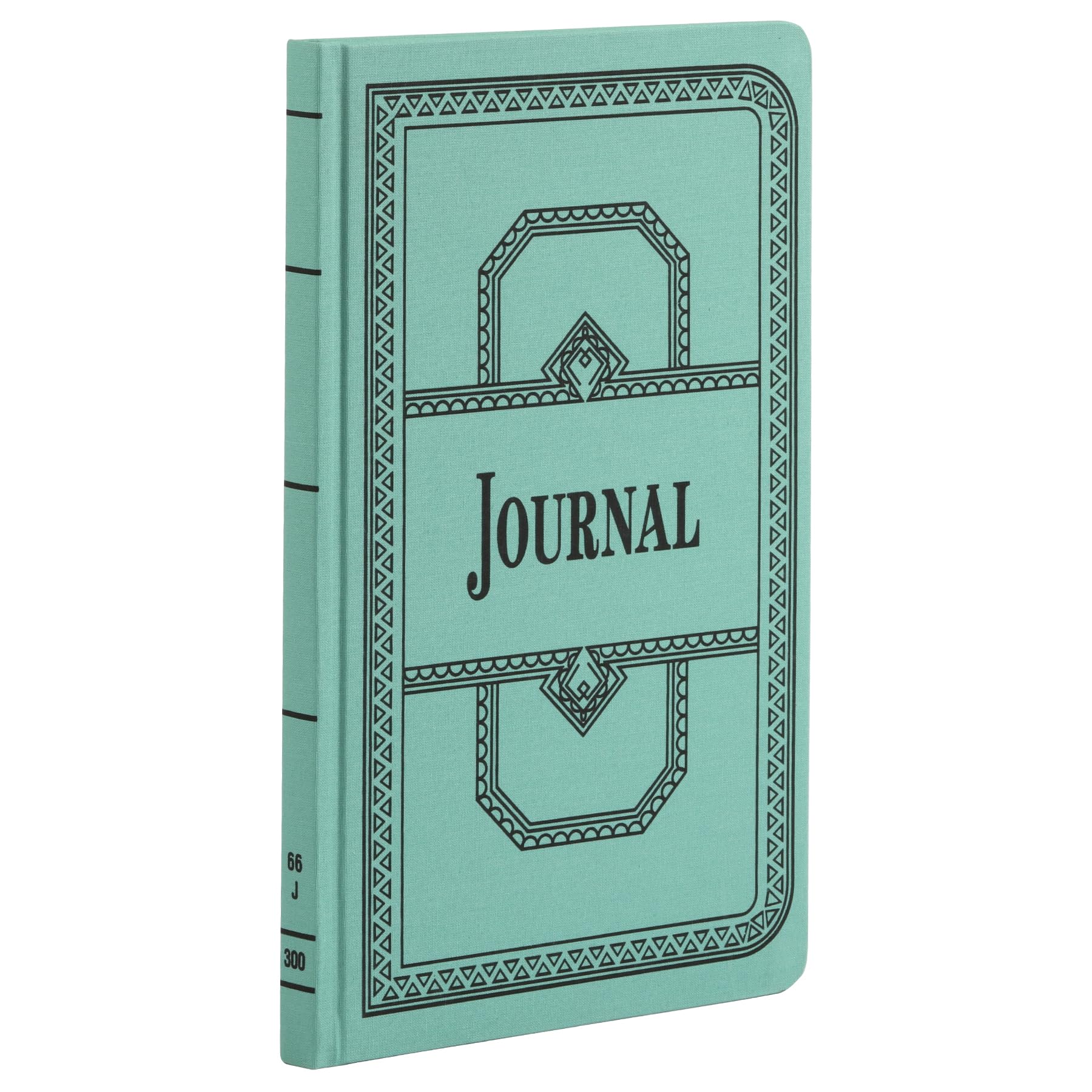 Boorum & Pease® Canvas Account Book, Journal, 16 Lb., 12 1/8" x 7 5/8", 300 Pages, Blue