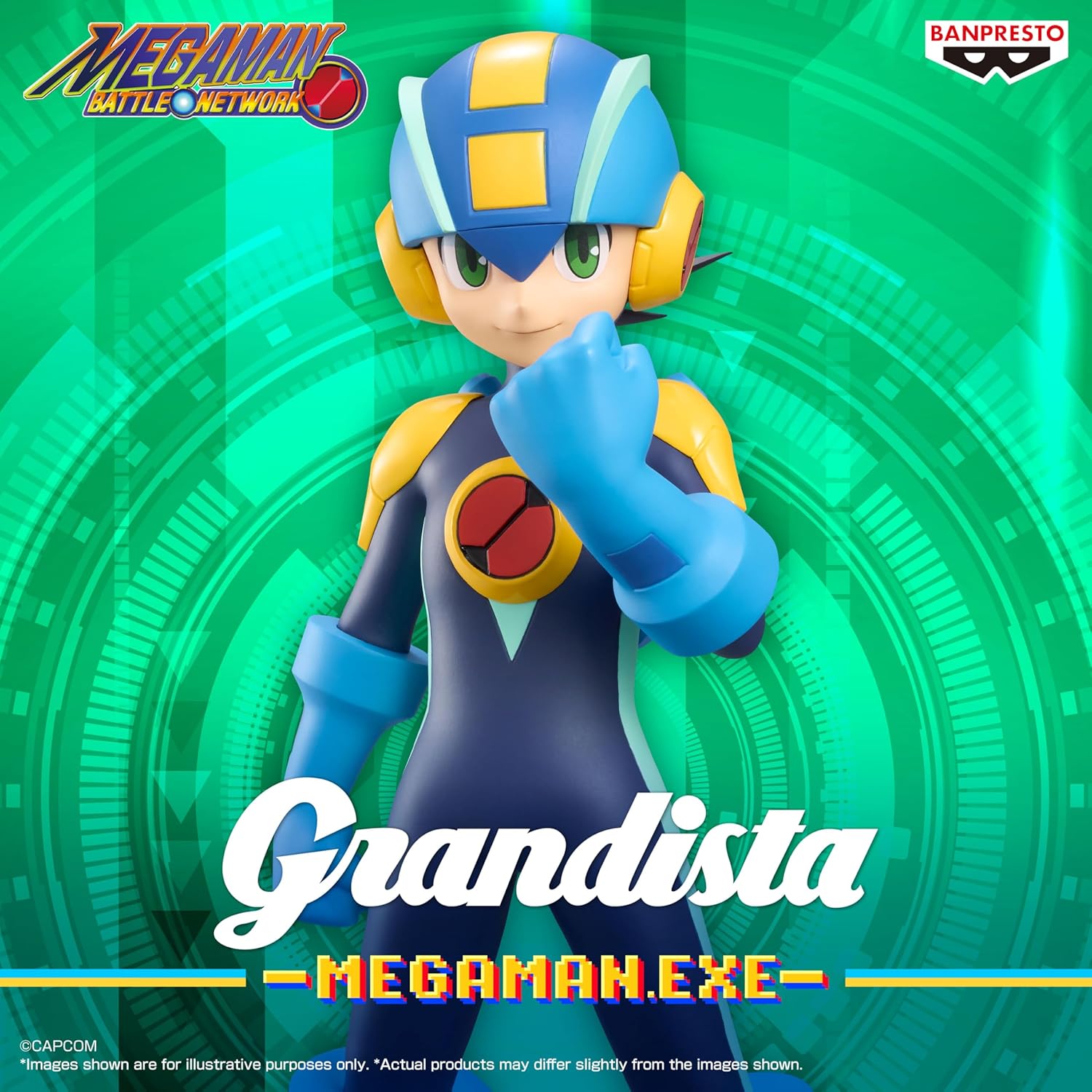 Banpresto - Mega Man Battle Network - Megaman.EXE Grandista Figure