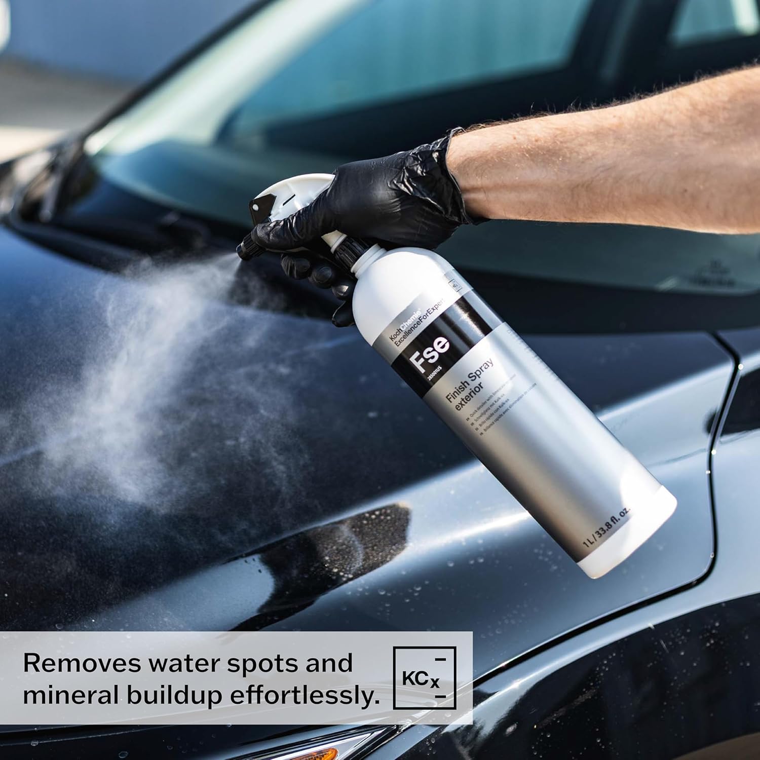 KOCHCHEMIE - Finish Spray Exterior Quick Detailer with Limescale Remover - Cleans, Maintains, and Preserves External Vehicle Surfaces, Glass, and Plastics; Ideal for Quick Finishing (1 Liter) - Image 7