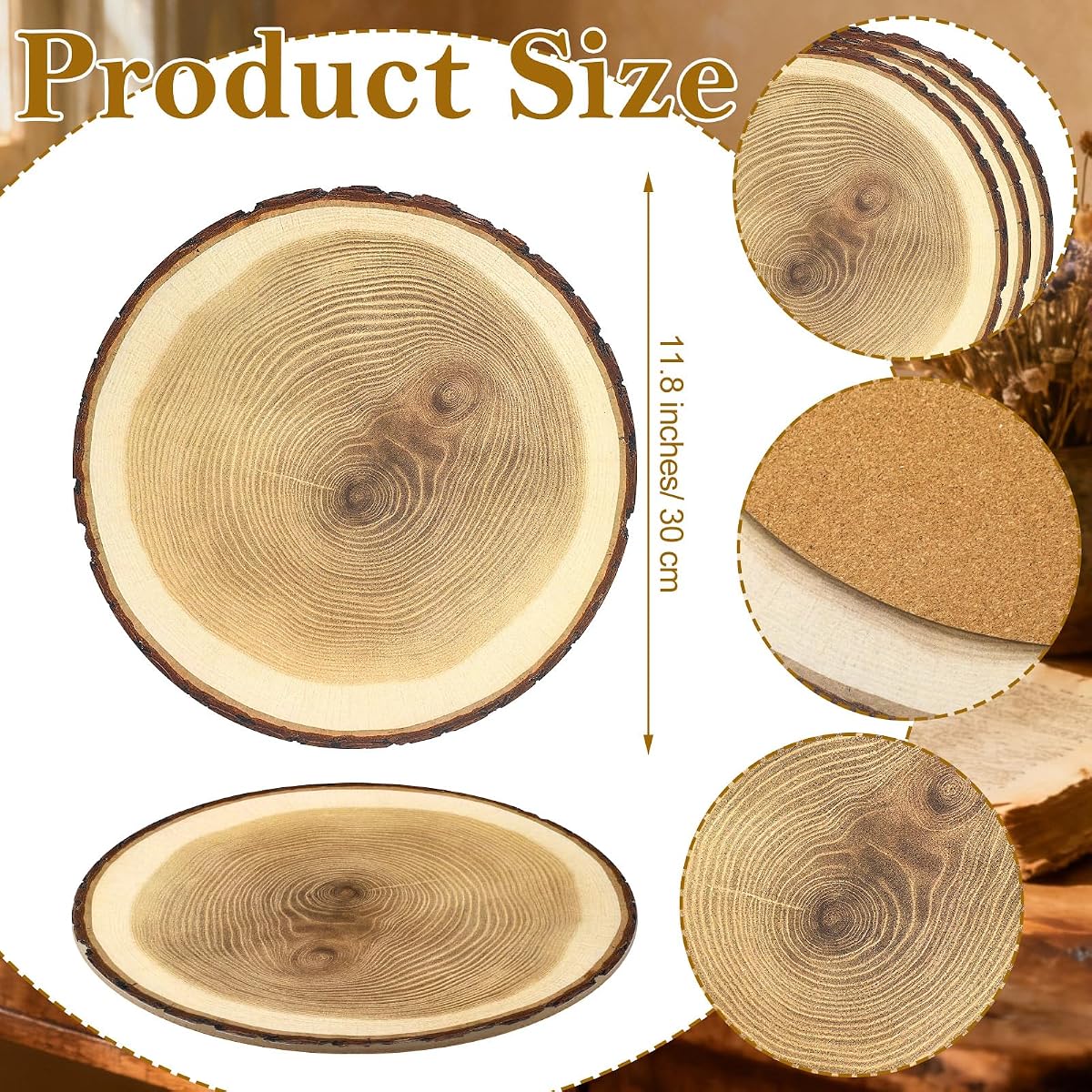 Natural Cork & Recycled Rubber Placemat Set view 2