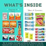 MunchyCravings Snack Boîte de variétés (40 Compte), trousse de soins pour les adultes & Ados – Chips, Cookies, Barres – Cadeau, Soirée cinéma, Halloween, Noël