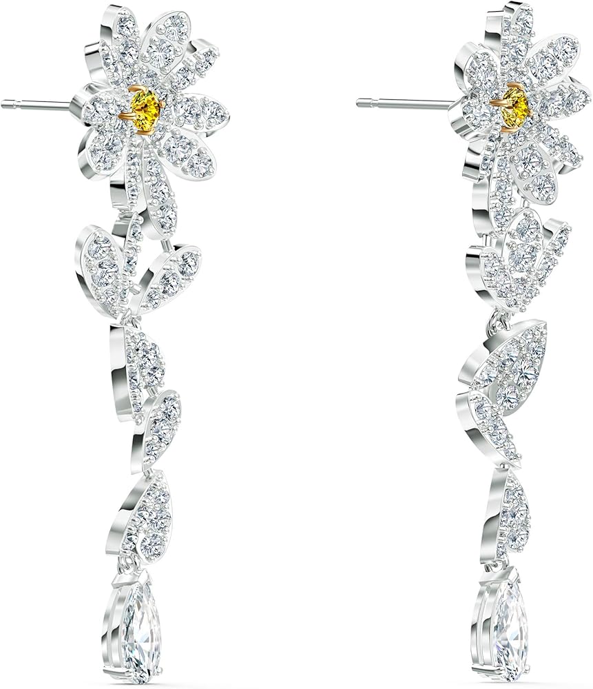 Amazon | Swarovski スワロフスキー Eternal Flower クリスタル ピアス