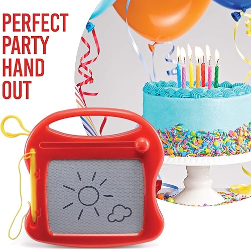 Miniatura 4 de Paquete de 18 mini blocs de dibujo magnéticos para niños a granel tabletas de dibujo bloc de escritura borrable para premios de aula recuerdos de