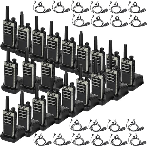 Retevis RB66 Walkie Talkie 1-Hour Fast Charge, Business 2 Way Radio 20 Pack