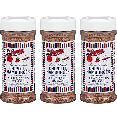Bolner's Fiesta Condimentos y especias mexicanas de 4.5 onzas  7 onzas (paquete de 3) Elige el sabor a continuación (condimento para hamburguesas