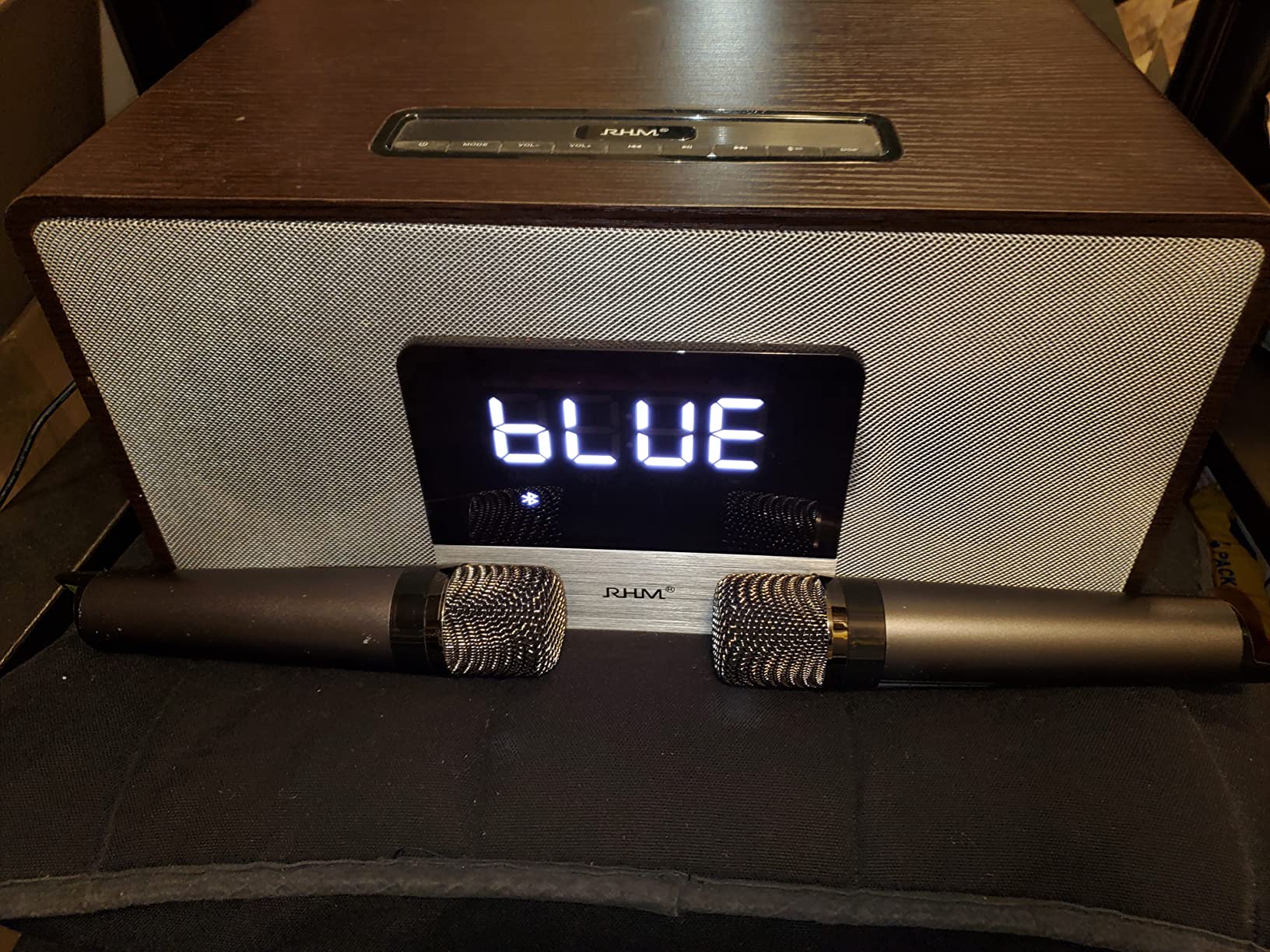 27/mo Finance RHM Karaoke Machine for Adults & Kids with 2 UHF