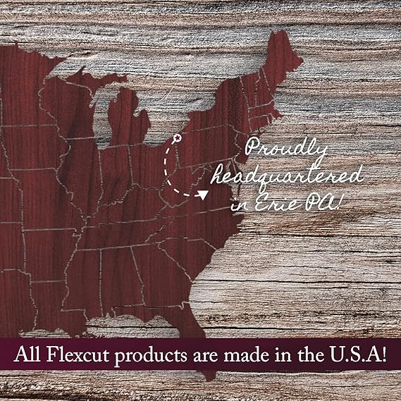 FLEXCUT Wood Carving Tools | Right-Handed Scorp | Gouge for Wood Carving | 3/16 Inch | KN22 | 1095 High Carbon Steel Blade | Made in the U.S.A.