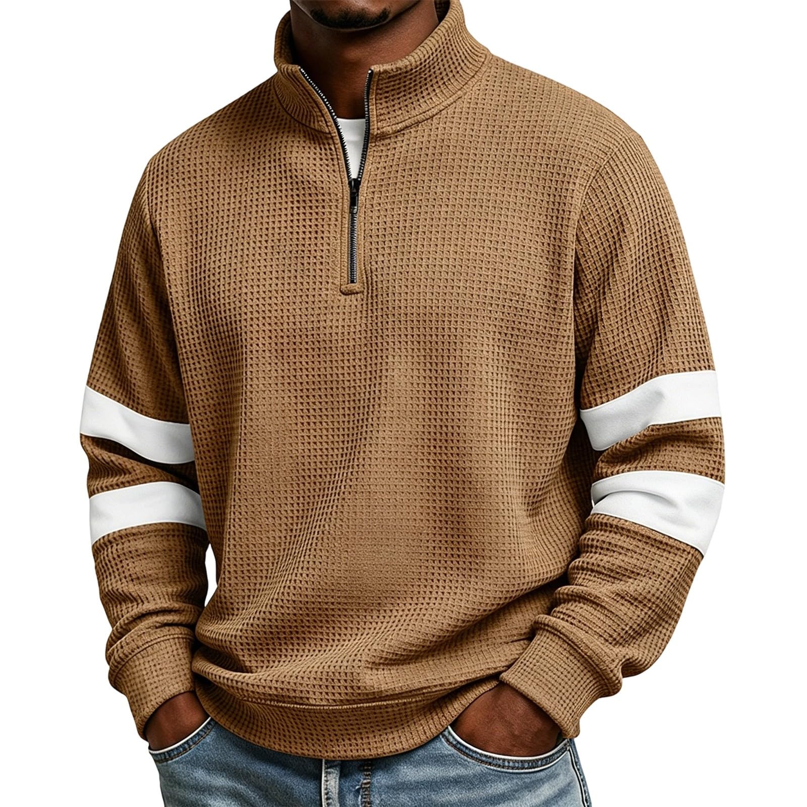 Pull fin homme respirant pour éviter de transpirer à la mi-saison - 7