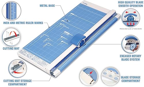 Miniatura 9 de CARL cortador de papel de rotación profesional de 18 pulgadas