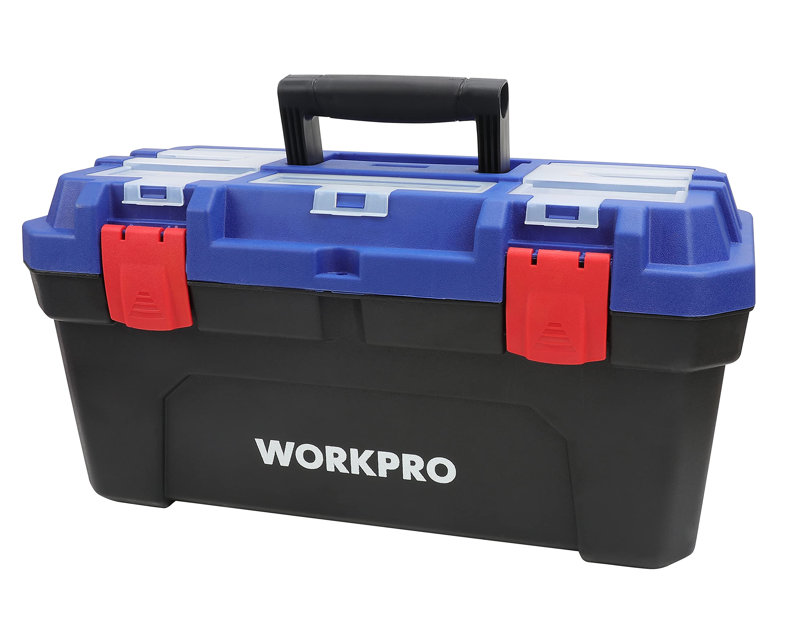 WORKPRO Plastic Tool Box With Metal Latch 16" 410 39.5x23x23