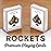 Regal Games [24 Decks] Rockets Bulk Playing Cards Set for Adults & Professionals - Poker Size Standard Decks for Blackjack, Poker, Canasta, Euchre - 310 GSM Linen Finish - Fun & Travel Playing Cards