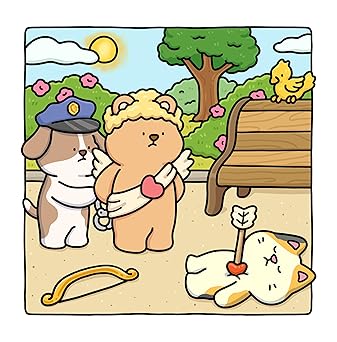 Silly Crimes Preview Page 2 - Funny crime coloring scene