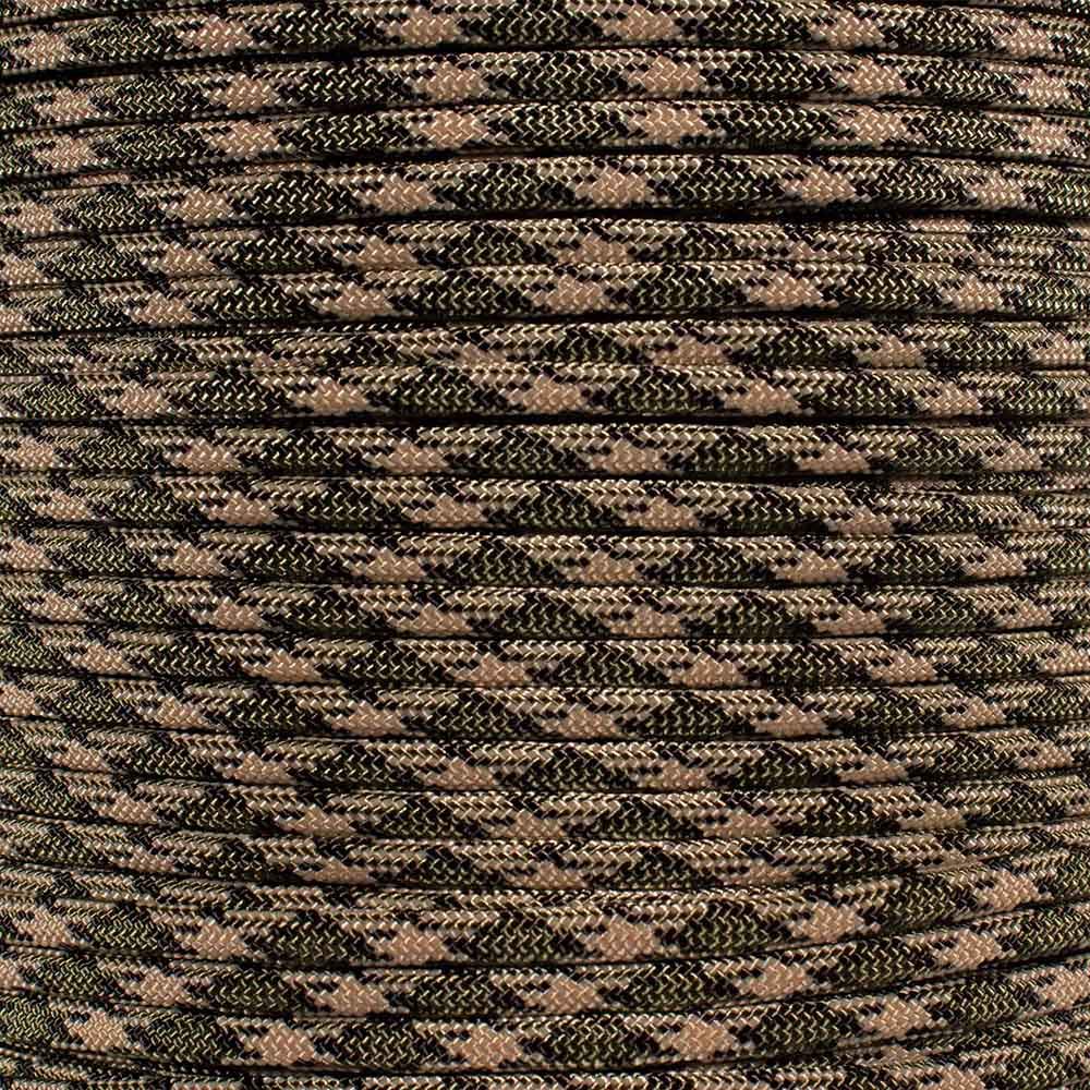 PARACORD PLANET 10 20 25 50 100 Foot Hanks and 250 1000 Foot Spools of Parachute 550 Cord Type III 7 Strand Paracord (Rattler 250 Foot Spool)