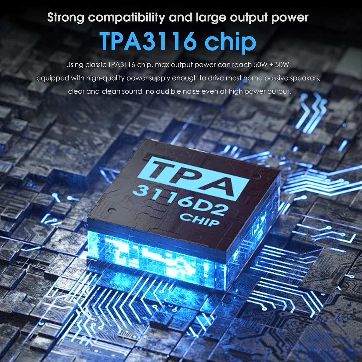 TPA3116D2 chip inside Nobsound M3 ampmés viu