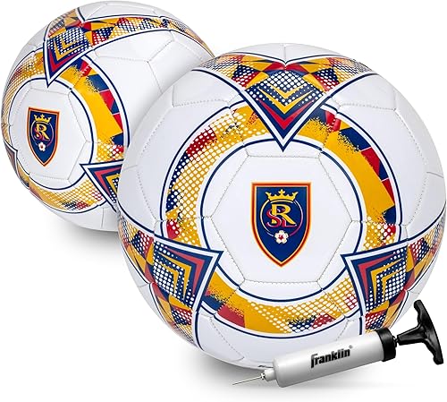Miniatura 12 de Franklin Sports Pelotas de fútbol oficiales del equipo MLS - Balones de fútbol oficiales tamaño 5 - Balón de fútbol de tamaño y peso reglamentario