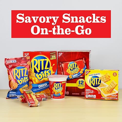 Miniatura 9 de RITZ Bits - Galletas para sándwich de queso, 8.8 onzas