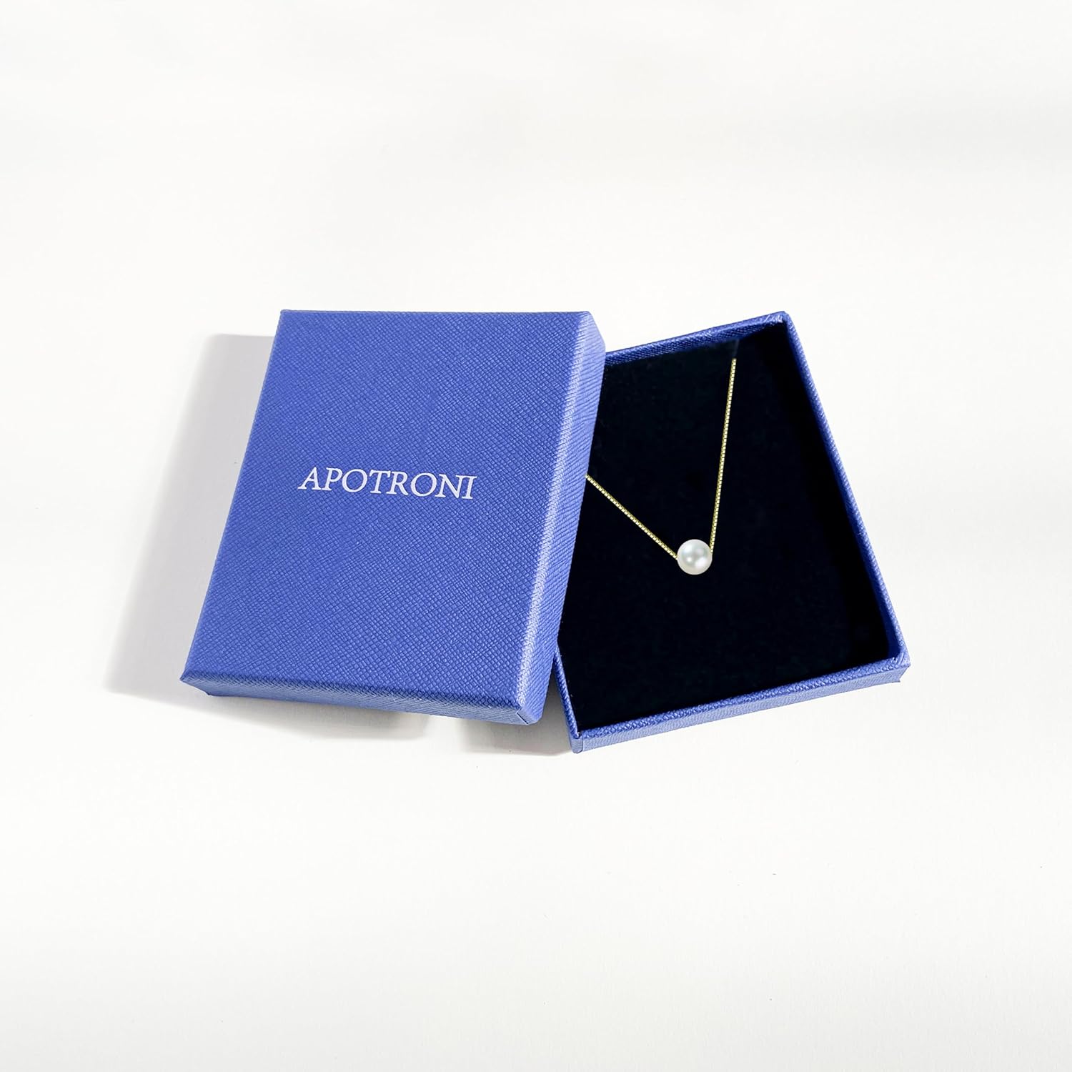 Sterling Silver Pearl Necklaces for Women Dainty Pearl Choker Necklace Single Pearl Pendant Necklace Wedding Prom Bridal Jewelry Gift for Her - Image 6