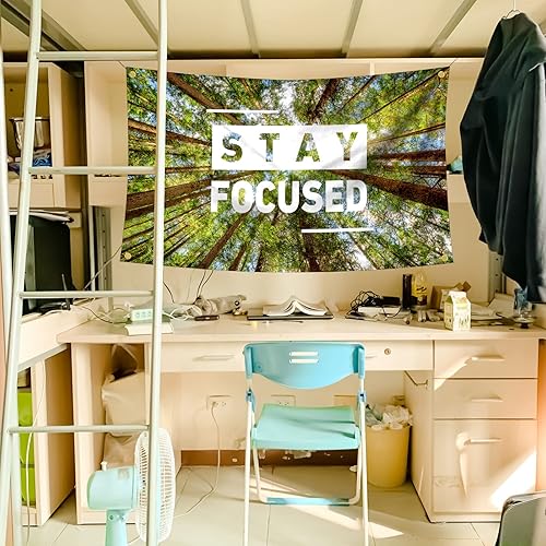 Miniatura 5 de Bandera inspiradora con citas motivacionales, tapiz decorativo de pared de 3 x 5 pies, dormitorio universitario, gimnasio, oficina, decoración