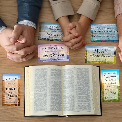 Miniatura 5 de Estune 360 tarjetas de versículo bíblico para mujeres con varios versículos bíblicos, mini tarjetas de escritura inspiradoras, regalos cristianos,