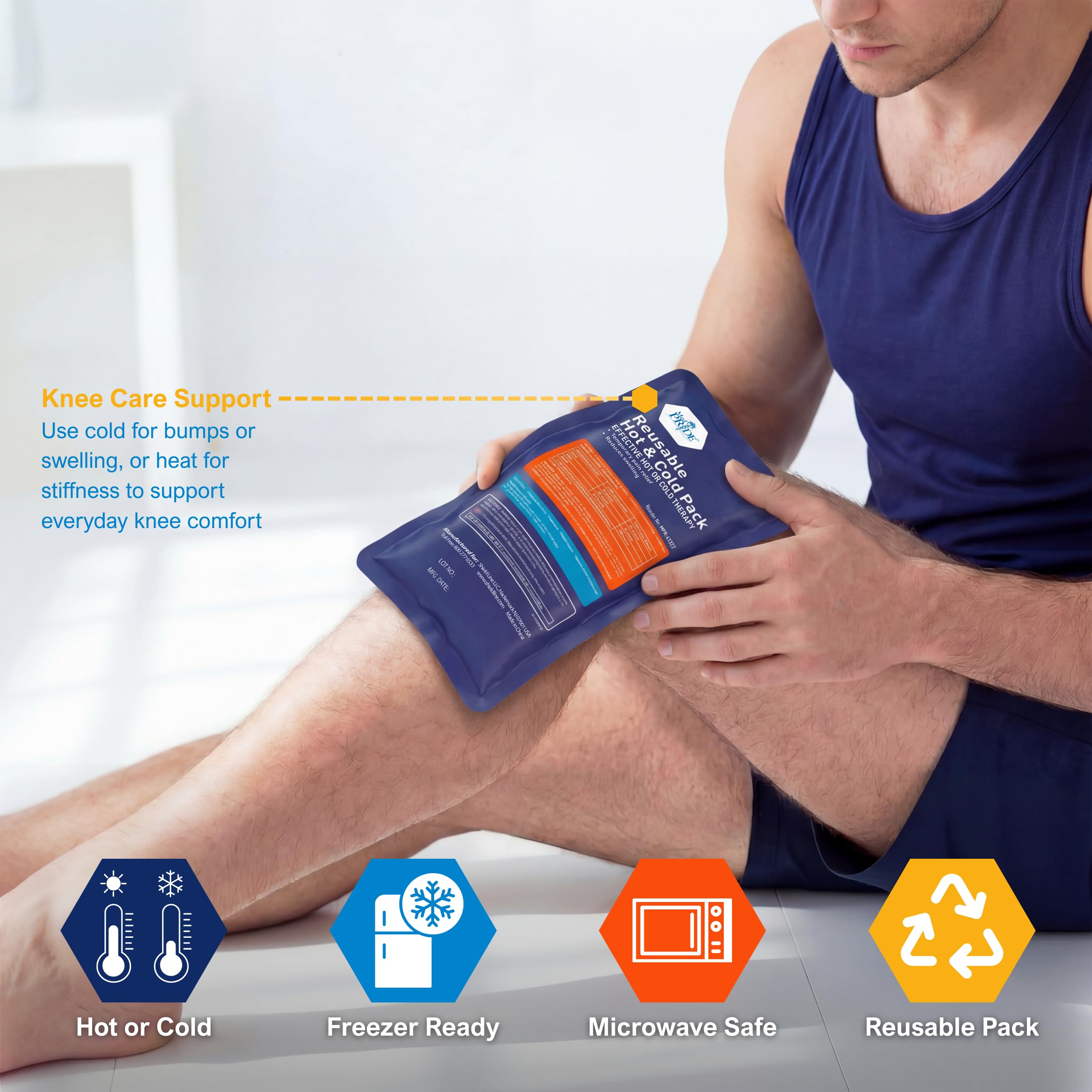 Amazon.com: MED PRIDE Reusable Hot and Cold Gel Ice Packs for