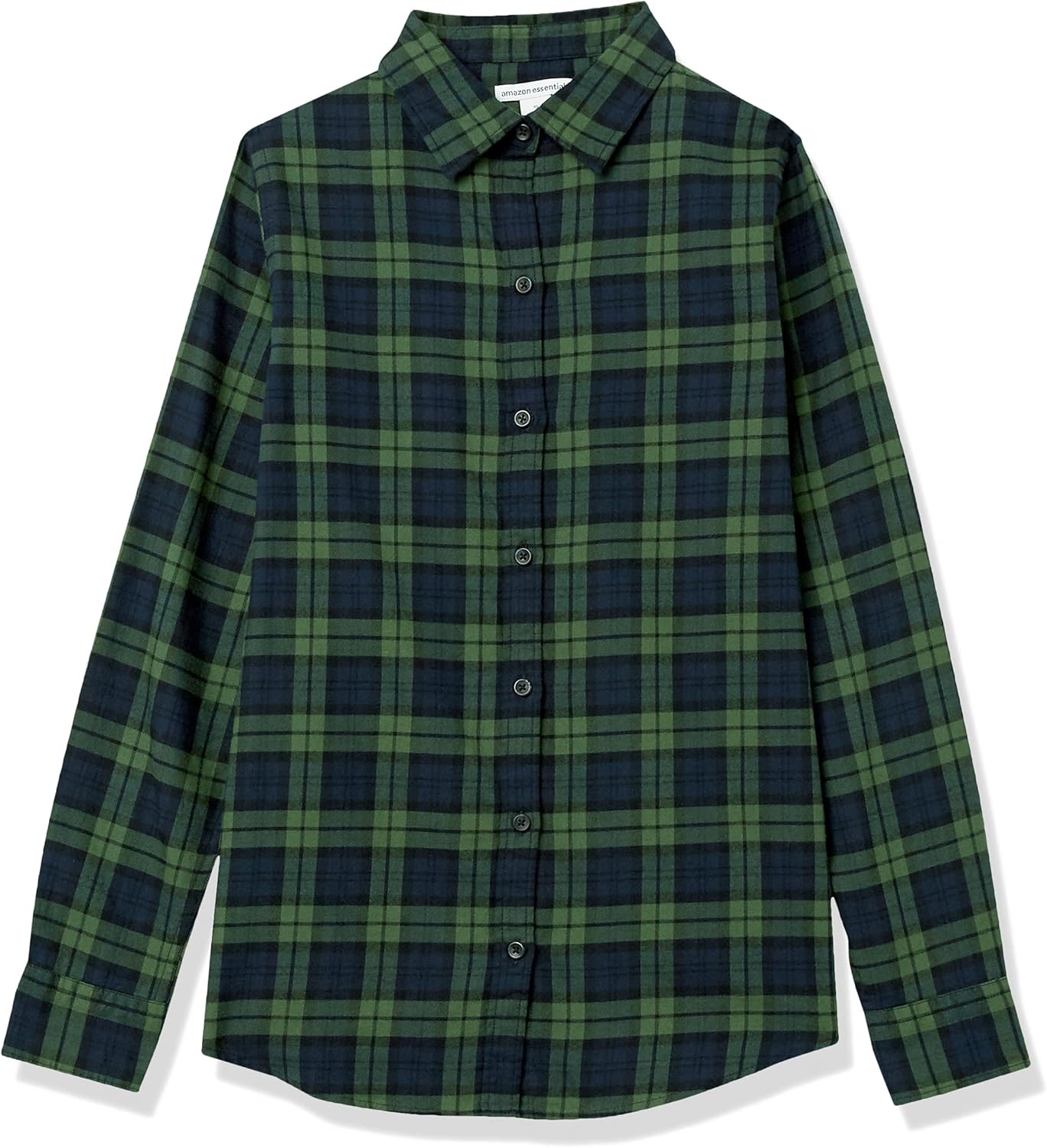 Amazon Essentials Women's Regular-Fit Long-Sleeve Lightweight Plaid Flannel Shirt - Image 7