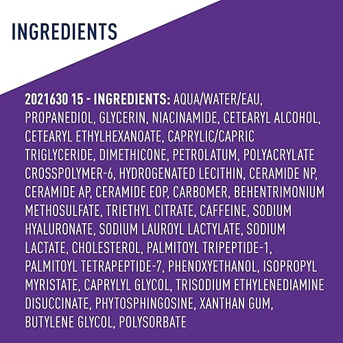 Miniatura 7 de CeraVe Crema de Ojos Renovadora de Piel para Arrugas, Crema para debajo de los Ojos con Péptidos + Cafeína + Niacinamida, para Arrugas y Patas