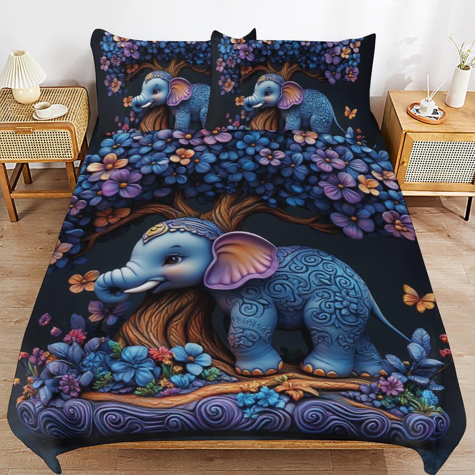 Parure de lit pour enfants idéale pour la décoration de la chambre à coucher des filles
