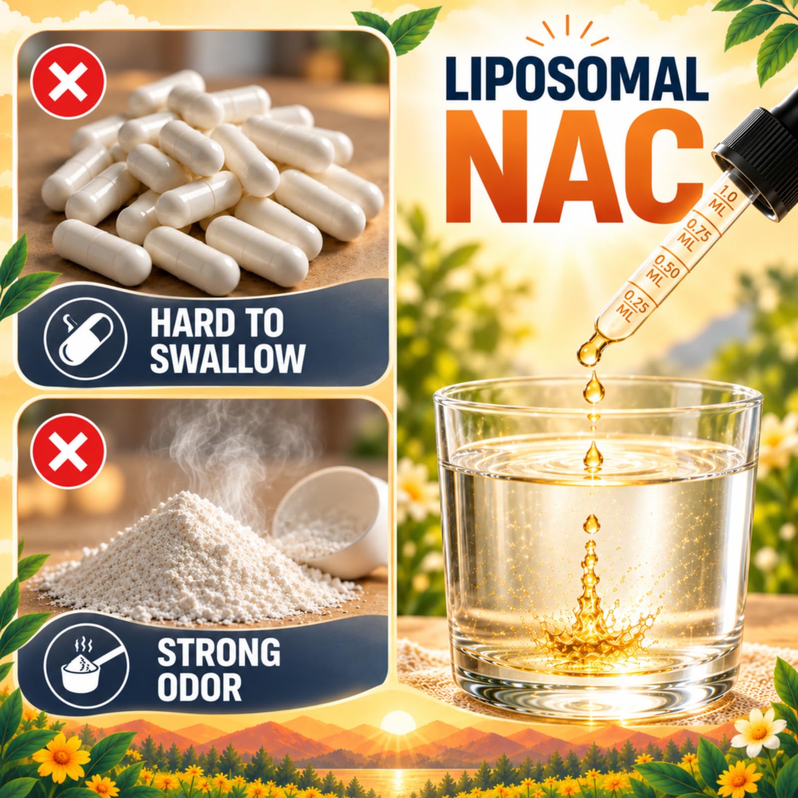 Liposomal NAC Supplement 1000mg, N-Acetyl Cysteine Drops, 2 Fl Oz — Amazon image 6