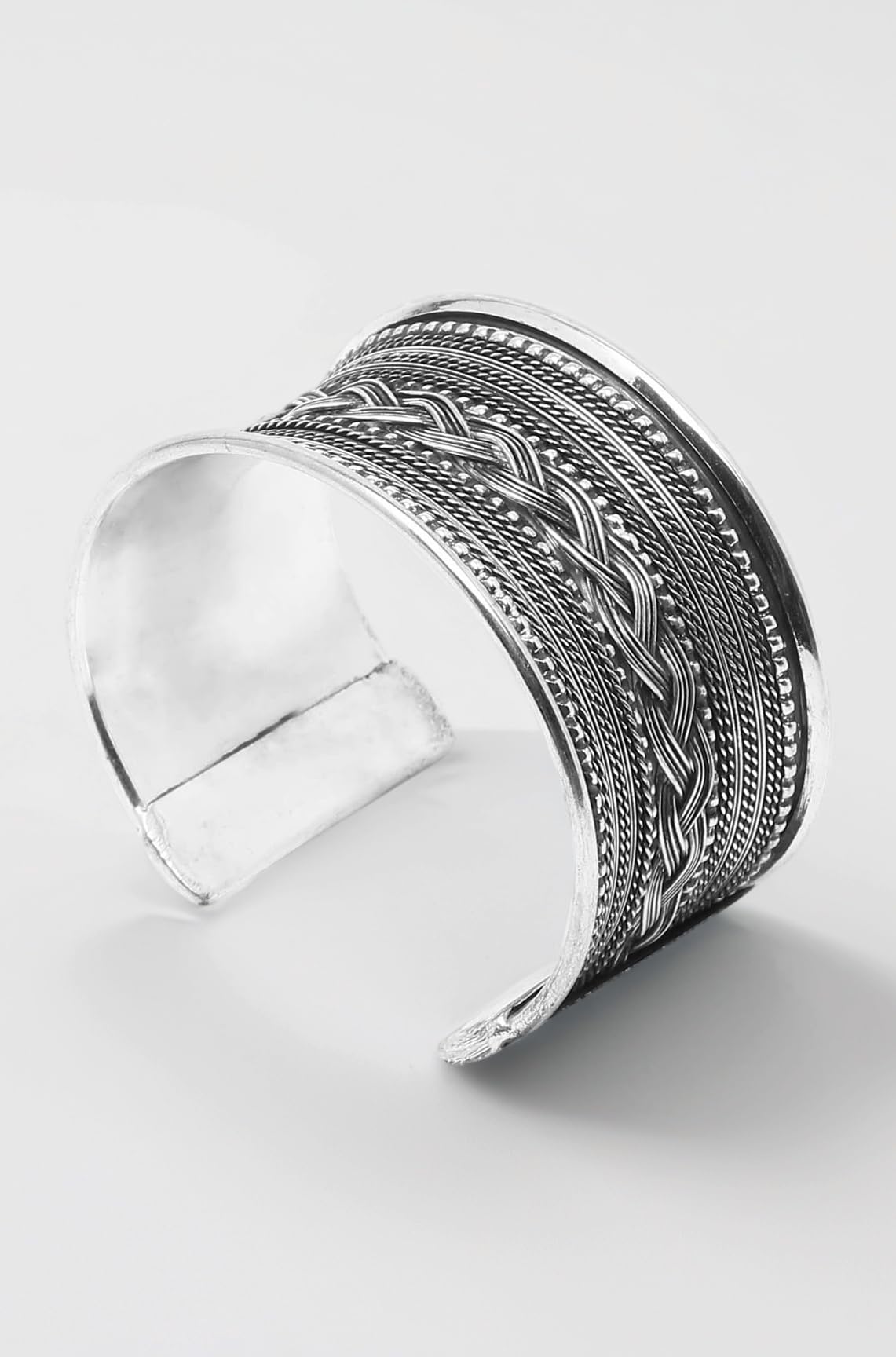 Jewellery for women Oxidised Silver Cuff Bracelet Bangle for Girls and Women