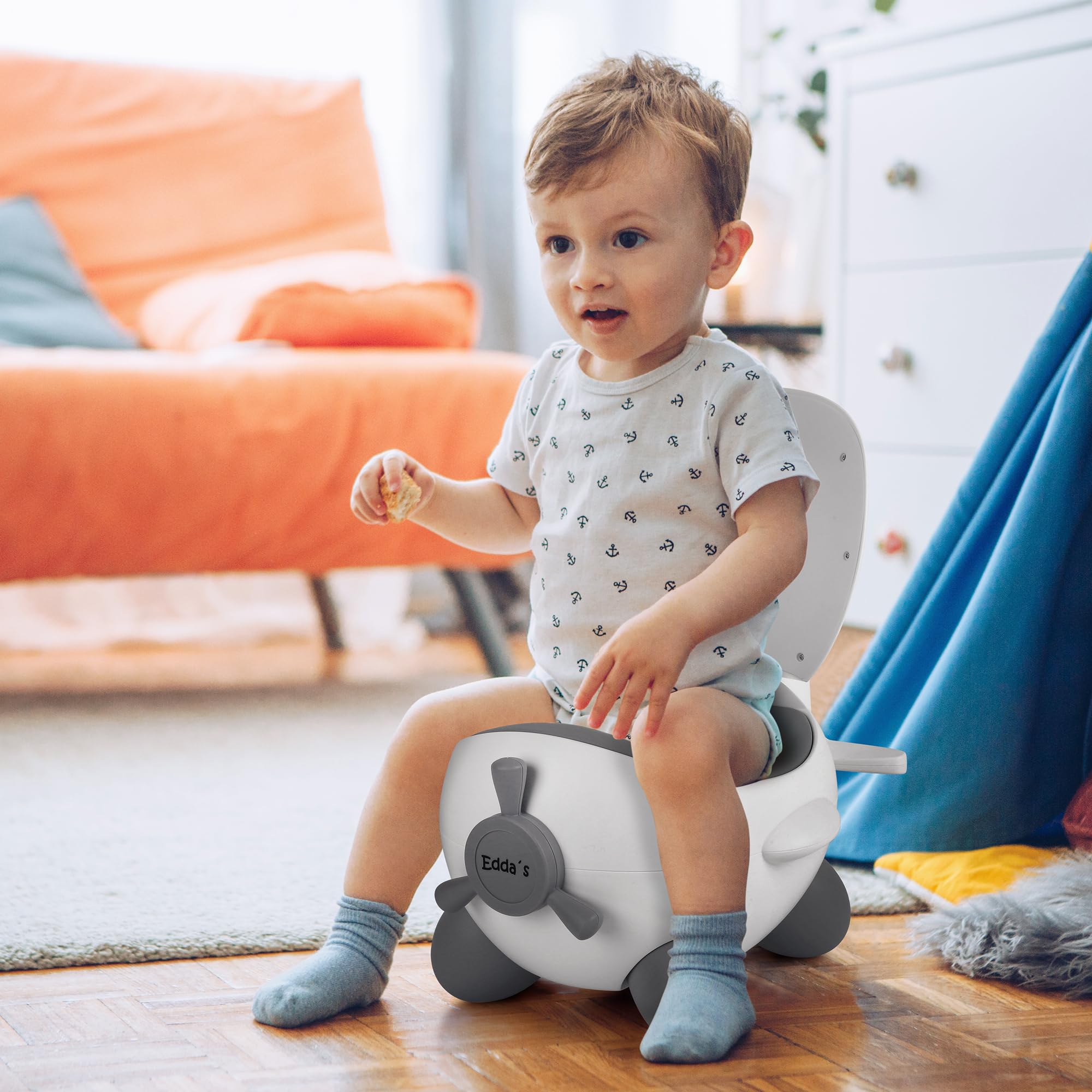 Pot en forme d'avion pour enfants et bébés, pour l'apprentissage de la propreté, rose