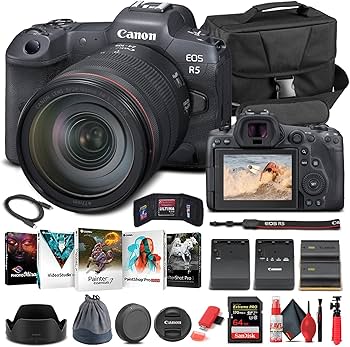 Amazon.com : Canon EOS R5 Mirrorless Digital Camera with 24-105mm