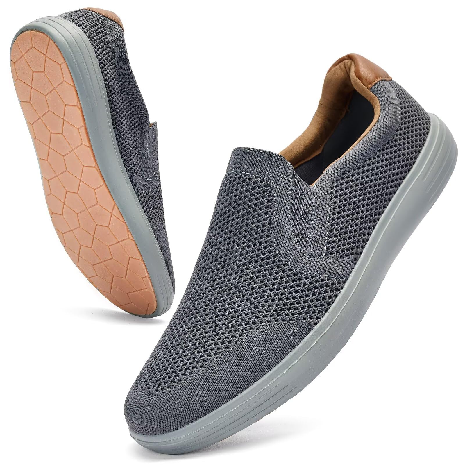 Puxowe Sneaker Damen Slip On Freizeit Laufschuhe Memory Foam