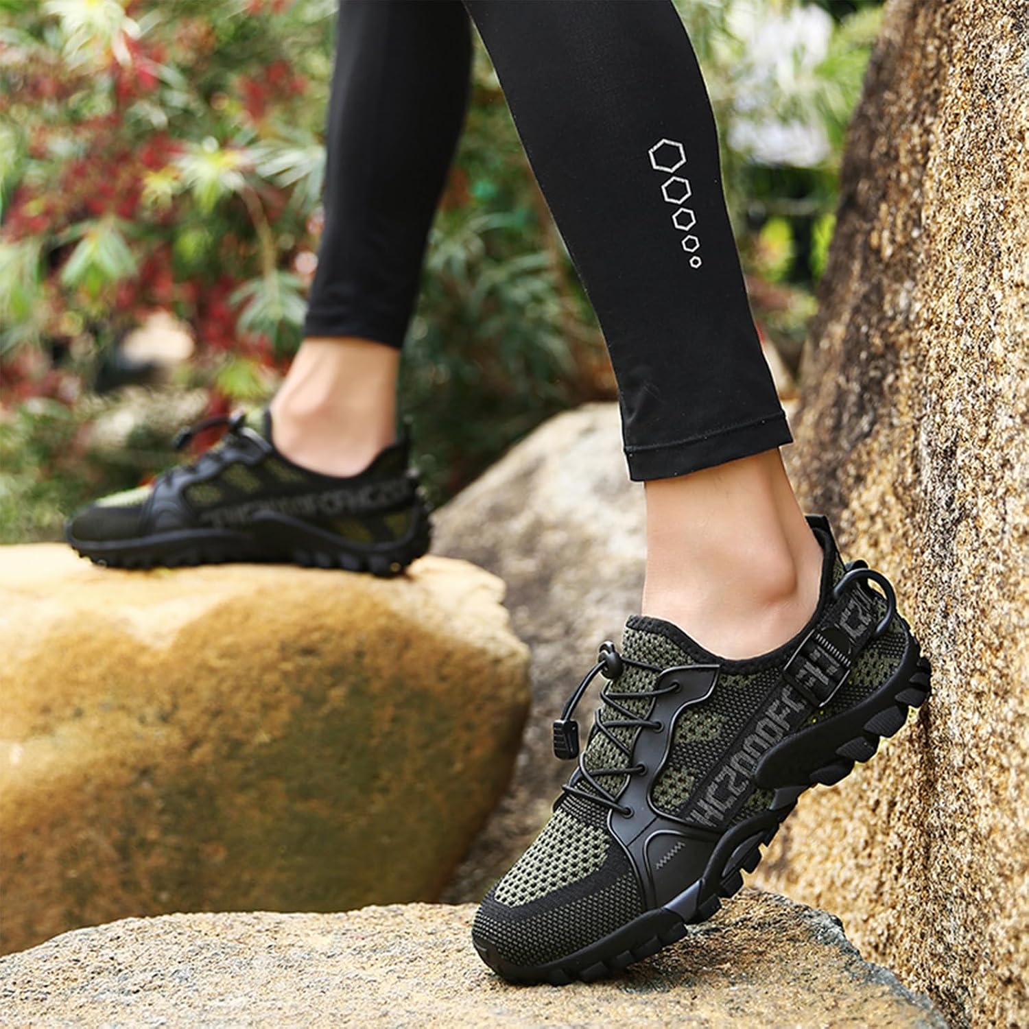 Cliont Water Shoes Men Women Outdoor Quick-Dry Aqua Shoes for Hiking Diving Surfing Walking