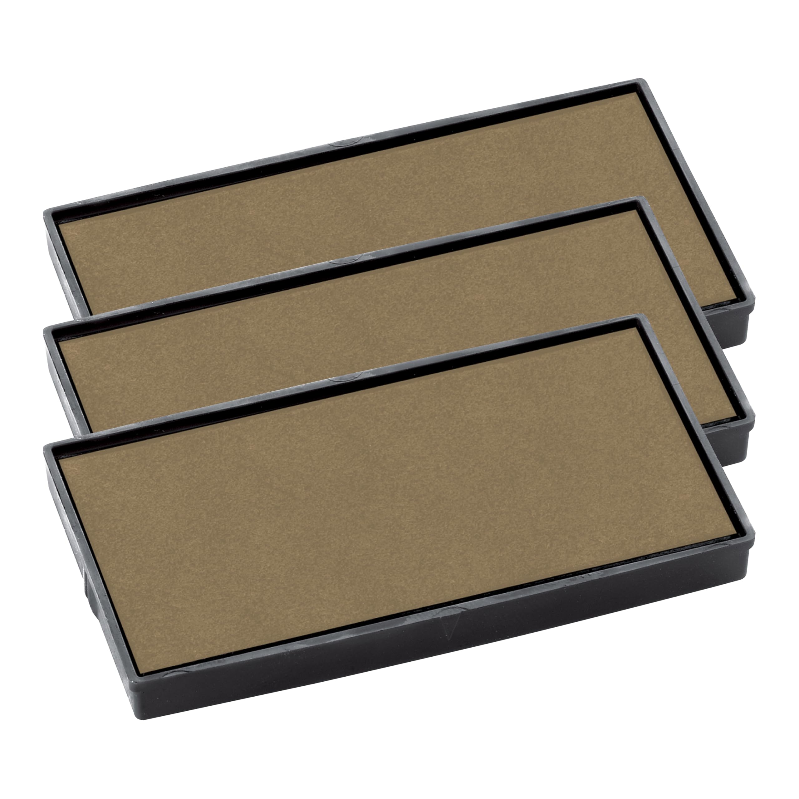 COLOP E/50 Replacement Ink Pads – Pack of 3 E50 Refill Pads Compatible with Printer 50 & Compact 50 Self Inking Stamps (Dry - No Ink)