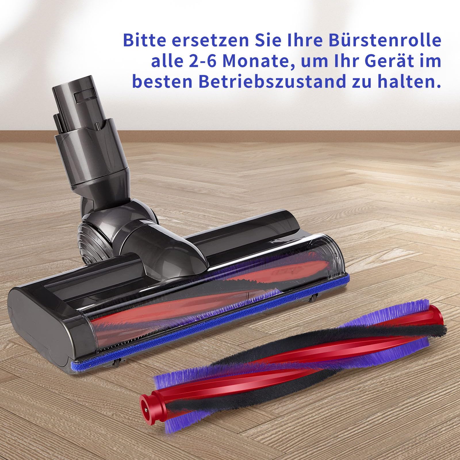 18.5cm 7.3 Inch Brush V6 for Dyson V6 Slim DC59 DC62 SV03, v6