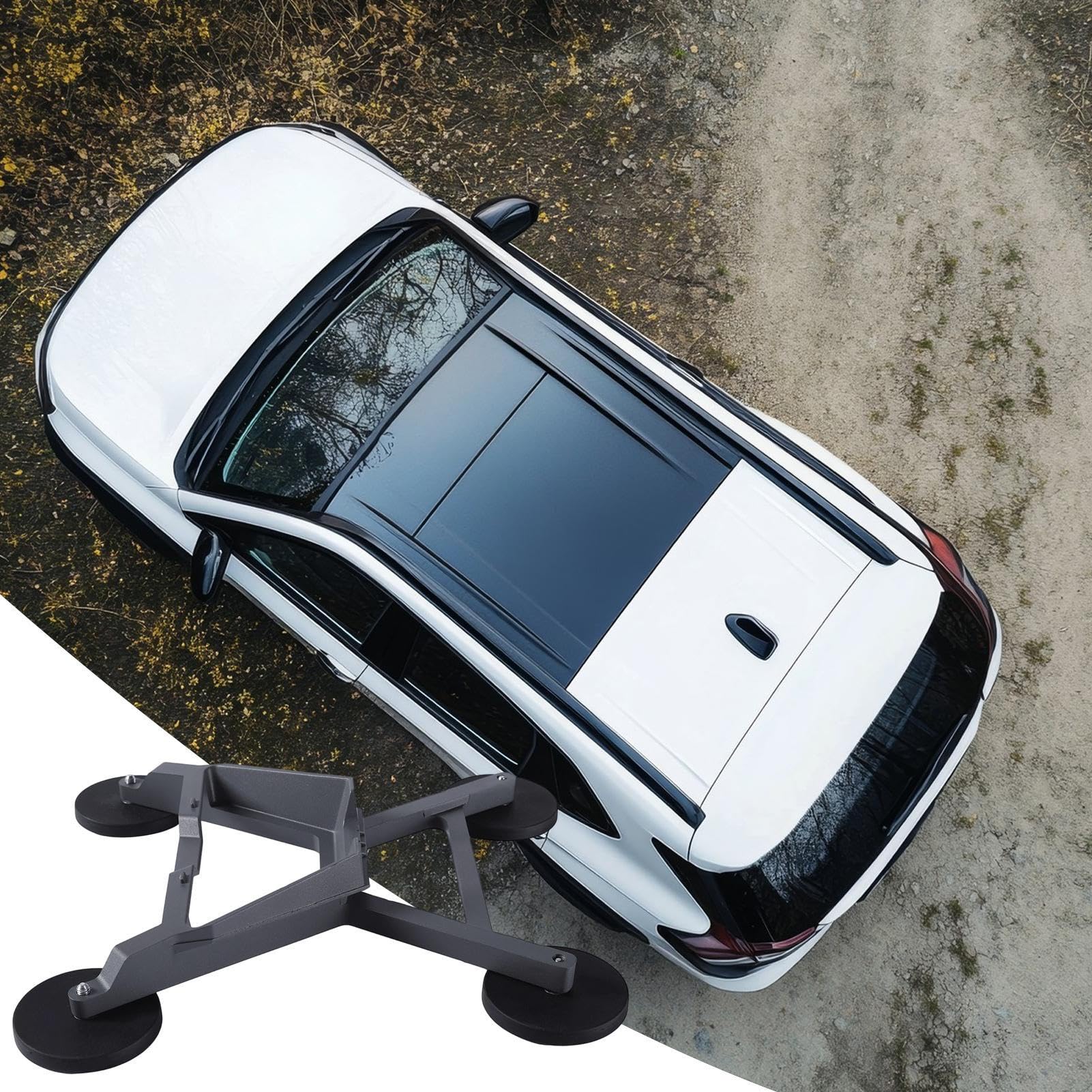 Soporte para Parabrisas Magnético Ajustable para Techo Solar | Soporte para GPS y Tabletas de Ventana de Coche para Portátil Vehículos Autocaravana Barcos Aviones SUV Viajes y Camping