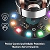 ARCTIC P14 Pro Reverse A-RGB - 140 mm Premium Ters Hava Akımlı Vantilatör, Y Kablo Ayırıcılı PWM Vantilatör, 400-2650 rpm, 0 devir<% 5 PWM, 5 V Dijital RGB, FDB, 4-Pin - Siyah