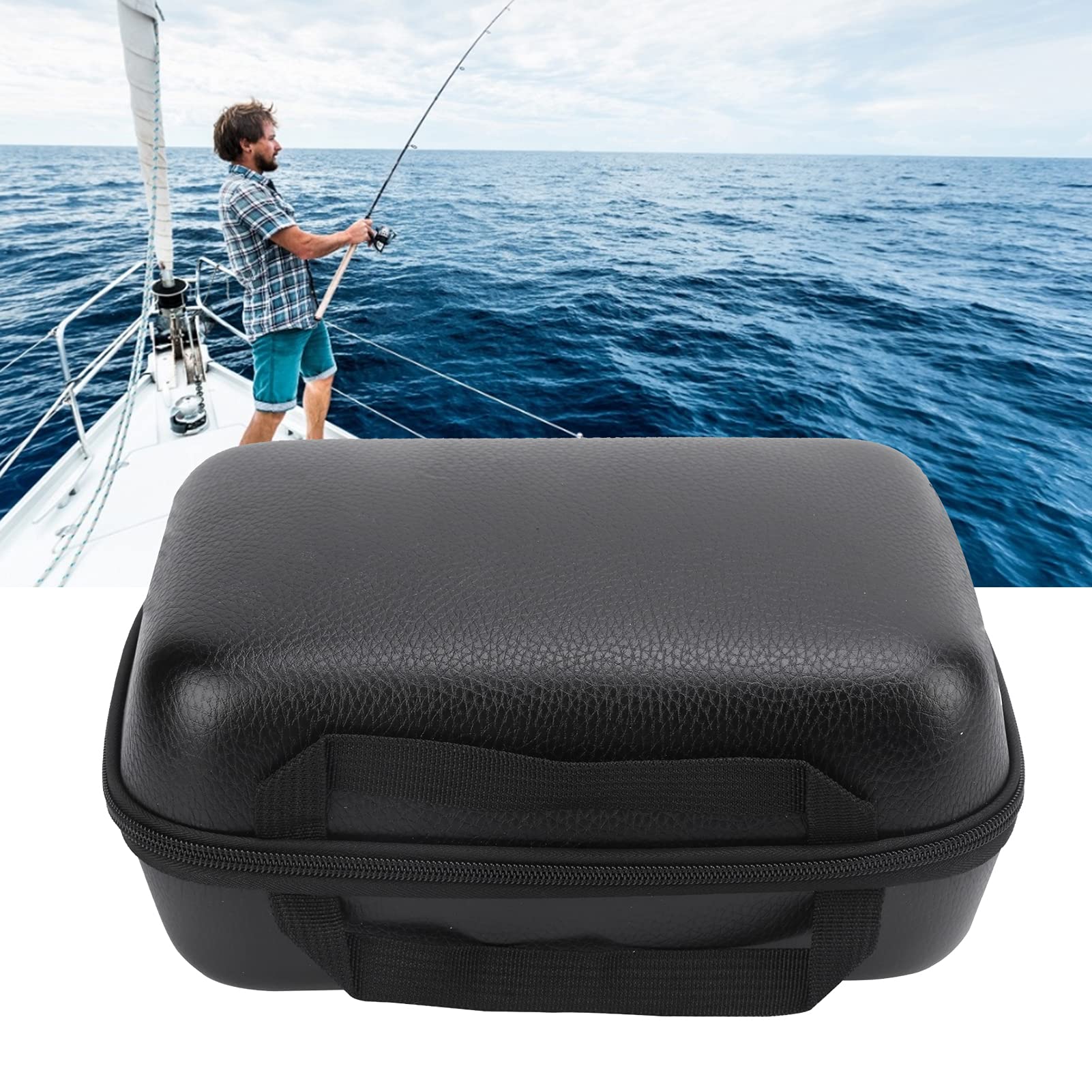 Alomejor 2 Pezzi Custodia Protettiva Per Mulinello Da Pesca - Impermeabile E Antiscivolo - Foto 4