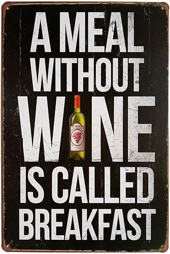 ARTCLUB Cartel de lata de metal con texto en inglés "Beer Drink"