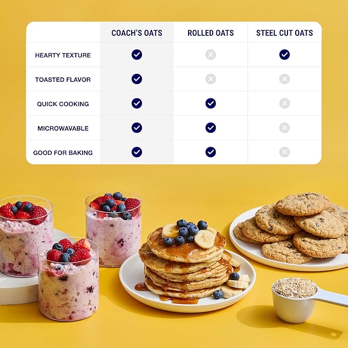 Avena Orgánica Coach's Oats, Grano Entero, 3 lbs (48 oz) miniatura 7