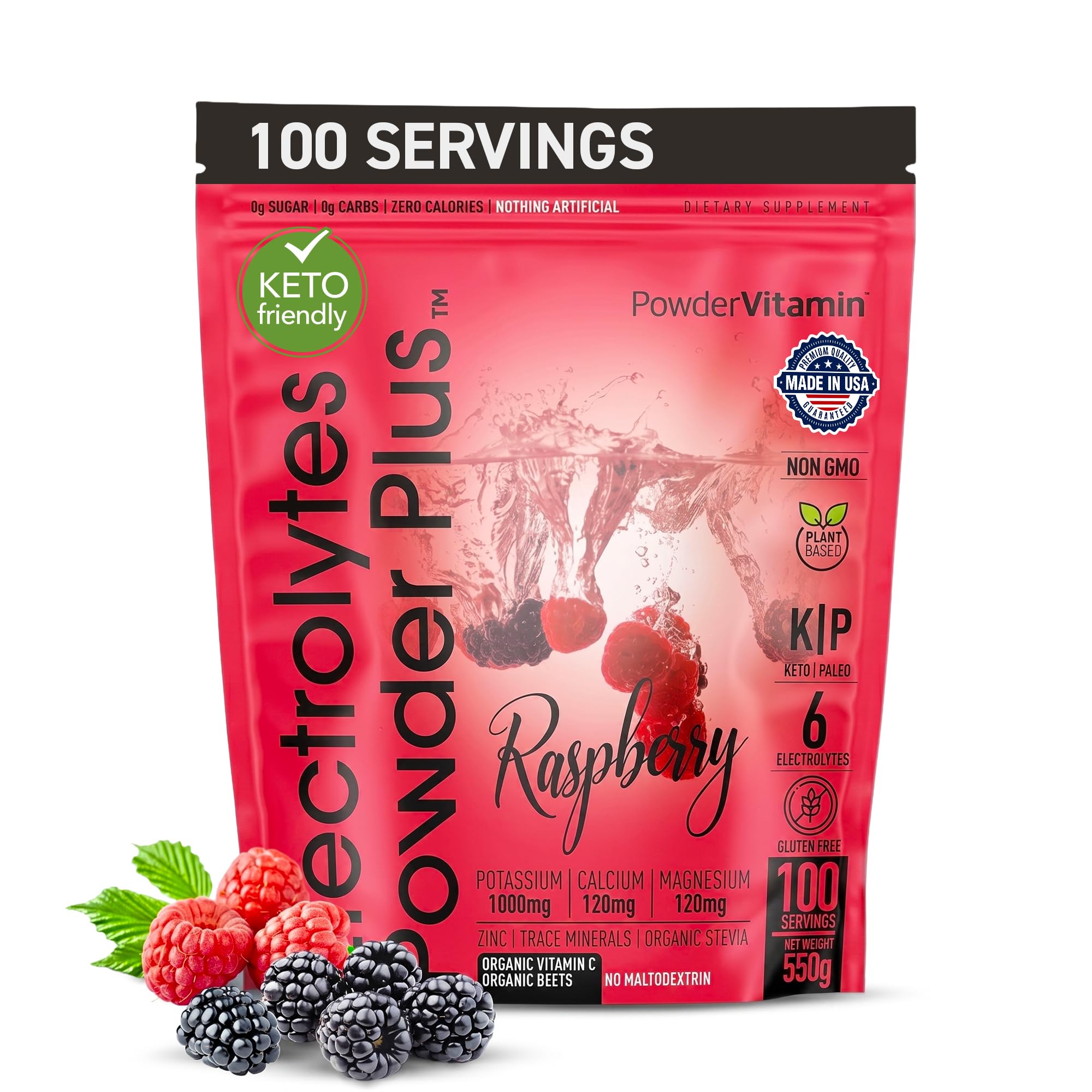 PowderVitamin Electrolytes Powder Plus - 50 Servings - Lemonade Flavor — Amazon image 11