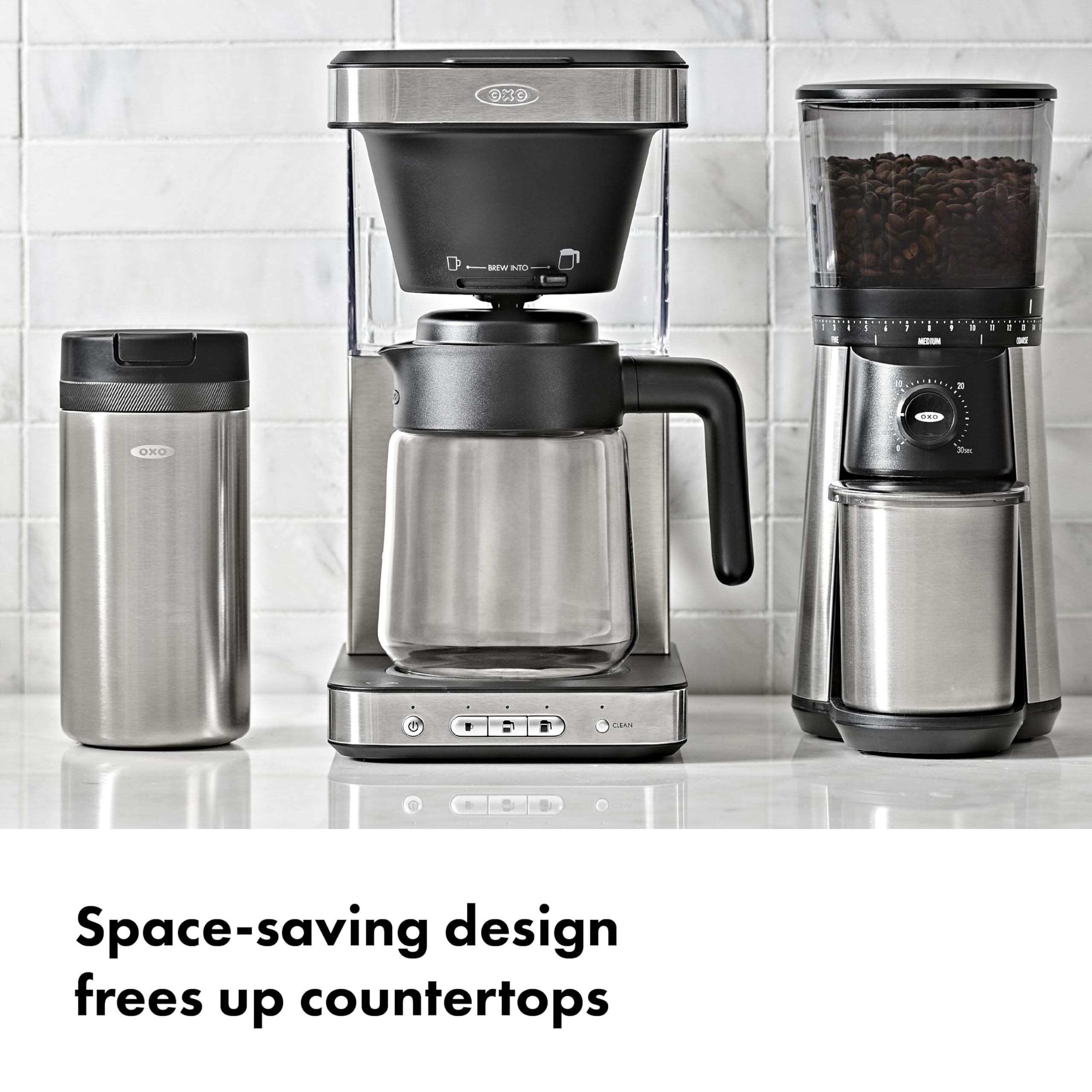 Amazon.com: OXO BREW 8-Cup Coffee Maker with Podless Single-Serve Function,  programmable coffee maker, caf coffee, single-serve coffee, SCA certified  home brewer: Home & Kitchen