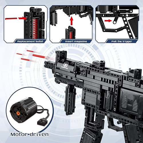 Miniatura 4 de Juego de bloques de construcción automáticos para MOC, conjunto de juguetes de construcción de montaje con motor, tecnología de empalme, kit de