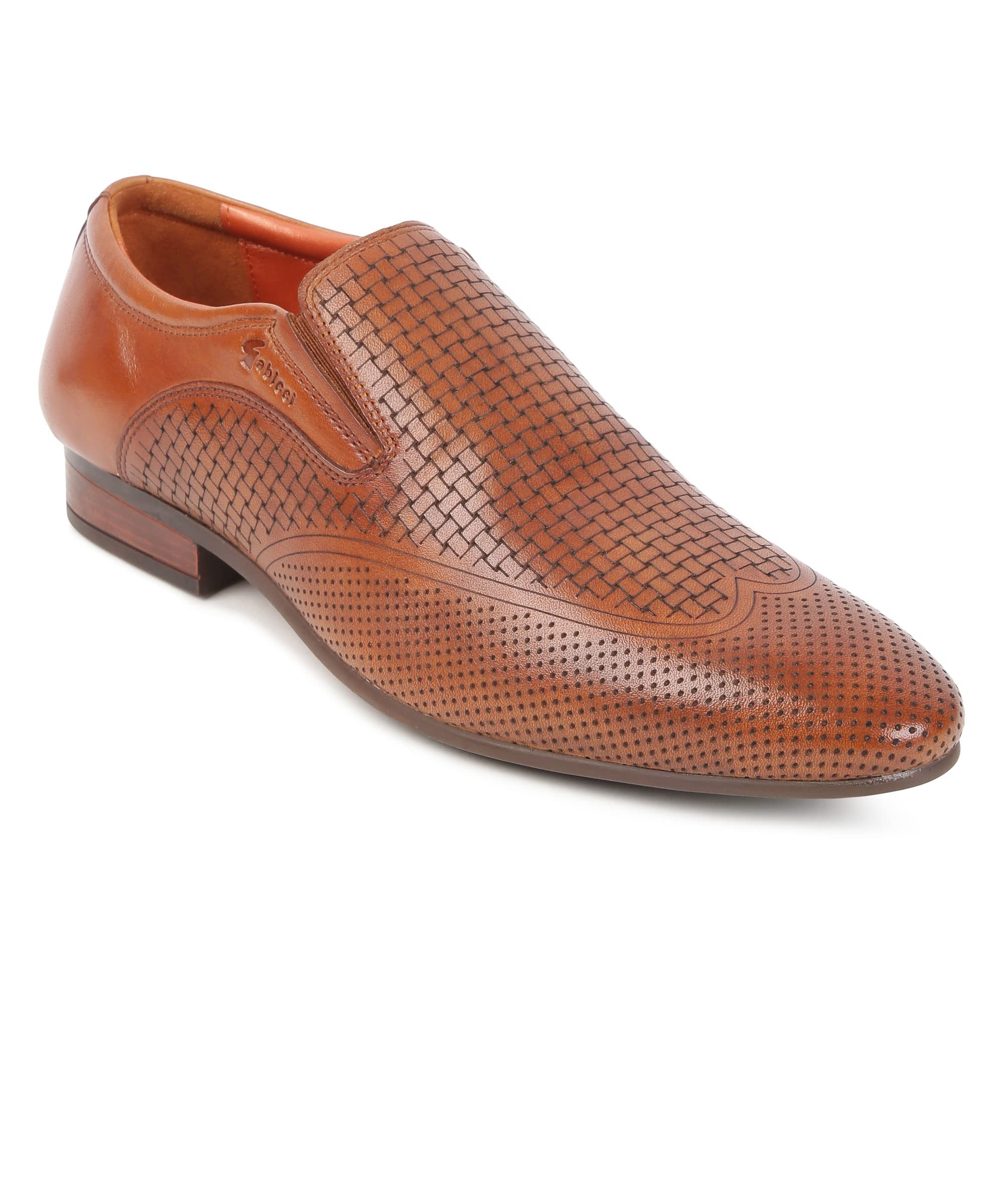 GABICCI Formal Genuine Leather Slip On Office Shoes for Men Oscar Tan - Size 08(42) (B0B4B6NYRK) Amazon Price History, Amazon Price Tracker