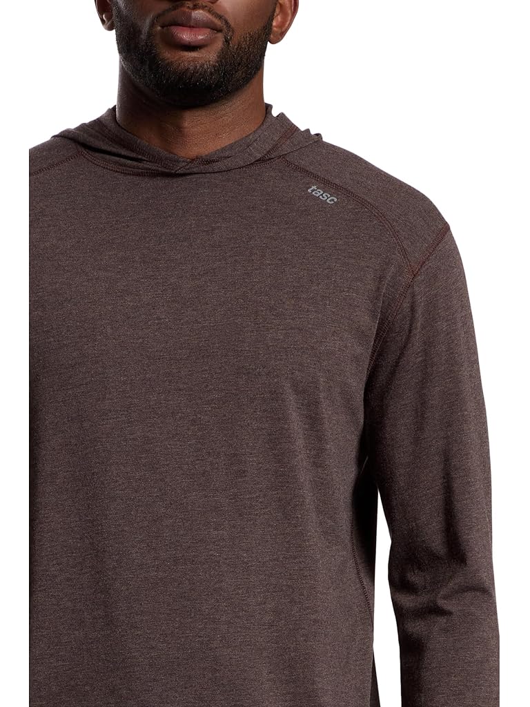 Brown tasc Performance Carrollton Lightweight Hoodie