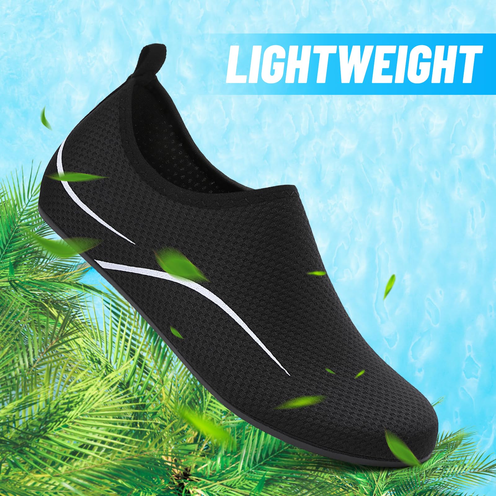 Uomo Donna Scarpe da Scoglio Water Shoes Scarpette per Scogli Scarpe Mare Antiscivolo Scarpe Spiaggia Traspirante Scarpe Acquatiche per Sport Acquatici Parco Acquatico.Gr.34-47 EU