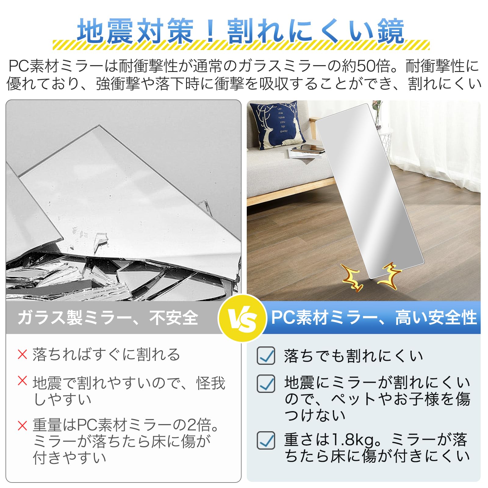 Amazon.co.jp: 【曇らない浴室鏡】Rebebe風呂鏡 鏡 マグネット 89x30cm
